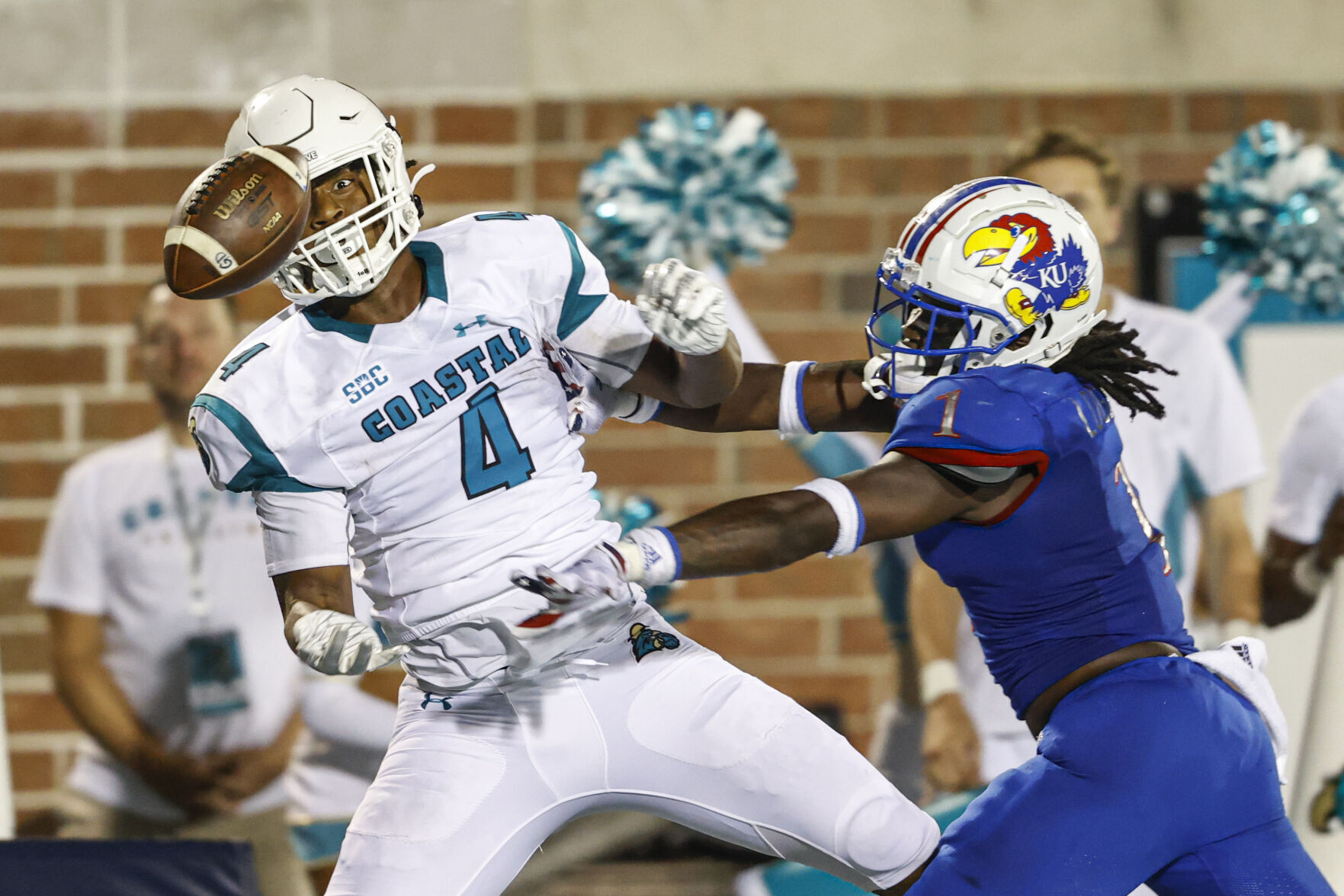 APTOPIX Kansas Coastal Carolina Football